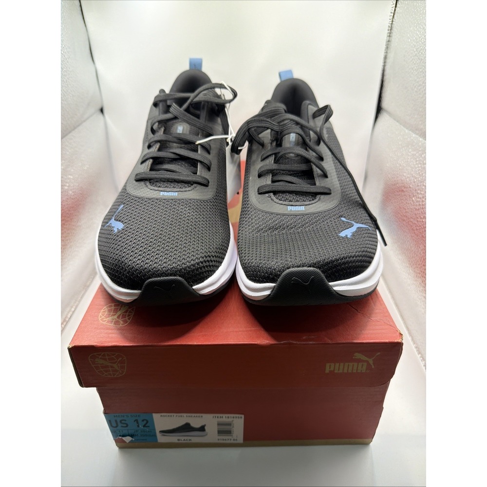 PUMA Rocket Fuel Lite Running  Mens Black Sneakers Athletic Shoes.‎ Size 12